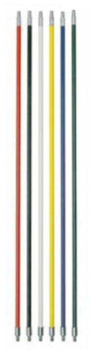 Solid color fiberglass flagpoles